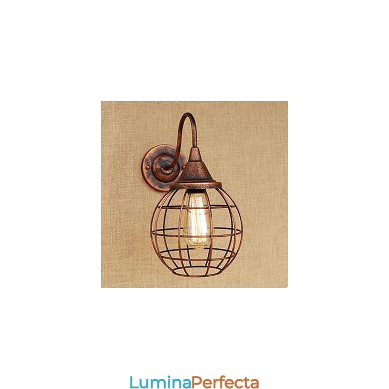 Iron Art RETRO Rust Culoare Studiu lLiving Noptiera americană de perete