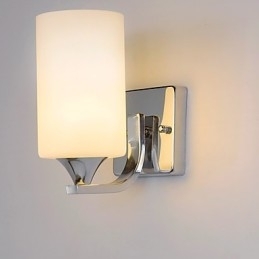 Lumină metalică modernă contemporană cu montare încastrabilă și împrăștiere pe tavan, cu aplice de perete