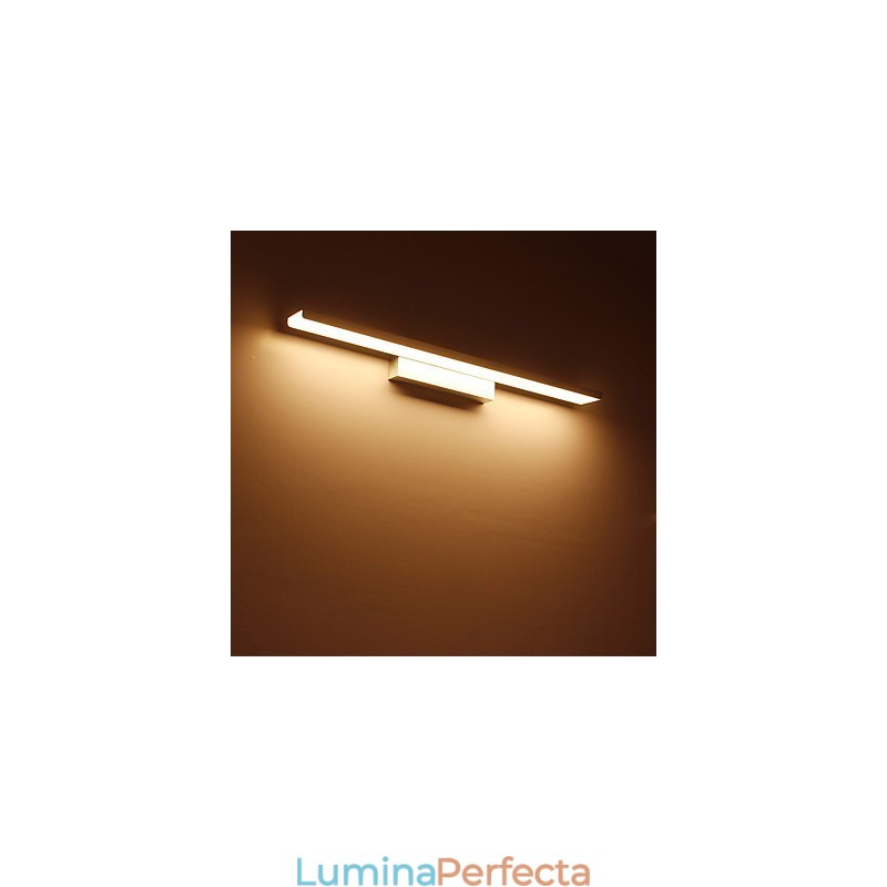 Lampă cu oglindă Lumini pentru baie Materiale din aluminiu și aplice de perete din acril Machiază de iluminat