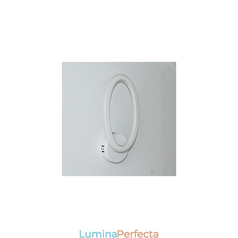 Lampă de perete din aluminiu pentru interior, originalitate modernă.