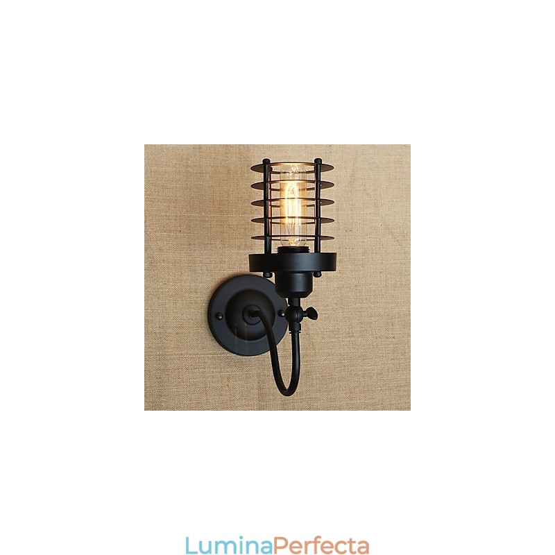 Caracteristică de pictură rustică de epocă pentru aplicații de perete cu lumină ambientală în stil mini