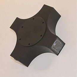 Caracteristică de țară simplă și nouă integrată pentru protecția ochilor Lumină ambientală Aplice de perete Cross Star, în aer liber, impermeabilă, pentru curte