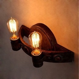 Lampă de perete din metal cu personalitate creativă industrială, stil loft, pentru camera de cafea, foaierul barului, decorați iluminatul de perete