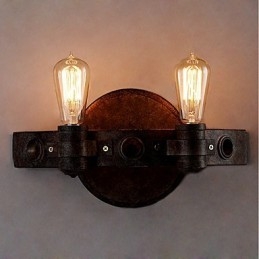 Lampă de perete din metal cu personalitate creativă industrială, stil loft, pentru camera de cafea, foaierul barului, decorați iluminatul de perete