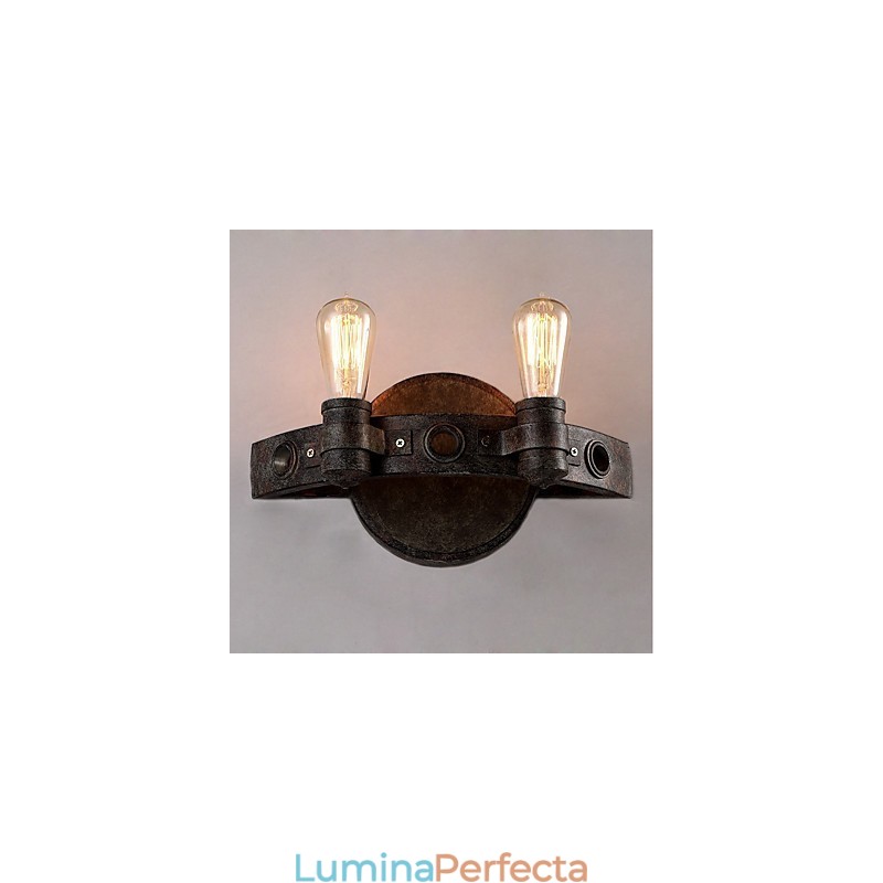 Lampă de perete din metal cu personalitate creativă industrială, stil loft, pentru camera de cafea, foaierul barului, decorați iluminatul de perete
