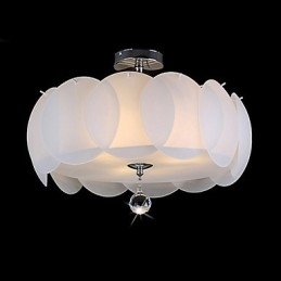 Candelabru din sticlă cu 3 lumini Familie de lumini suspendate moderne