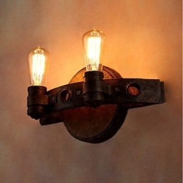 Lampă de perete din metal cu personalitate creativă industrială, stil loft, pentru camera de cafea, foaierul barului, decorați iluminatul de perete