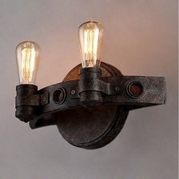 Lampă de perete din metal cu personalitate creativă industrială, stil loft, pentru camera de cafea, foaierul barului, decorați iluminatul de perete