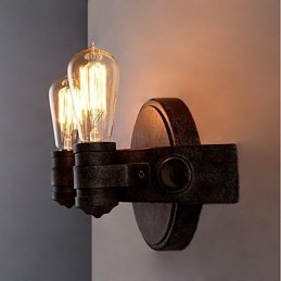 Lampă de perete din metal cu personalitate creativă industrială, stil loft, pentru camera de cafea, foaierul barului, decorați iluminatul de perete