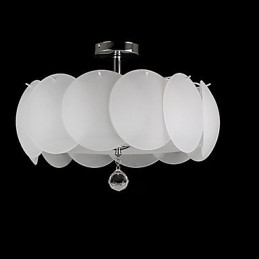 Candelabru din sticlă cu 3 lumini Familie de lumini suspendate moderne