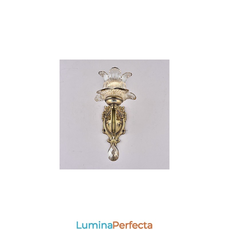 Caracteristică din alamă rustic Lodge pentru aplice de perete în stil mini