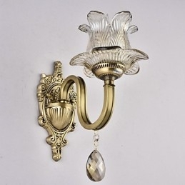 Caracteristică din alamă rustic Lodge pentru aplice de perete în stil mini