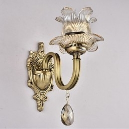 Caracteristică din alamă rustic Lodge pentru aplice de perete în stil mini