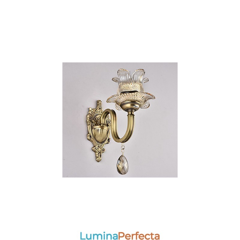 Caracteristică din alamă rustic Lodge pentru aplice de perete în stil mini