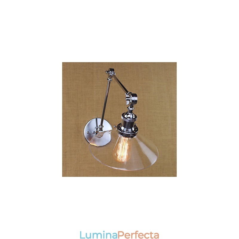 Caracteristică electroplată retro vintage country pentru leagăn de lumină ambientală cu braț oscilant mini stil