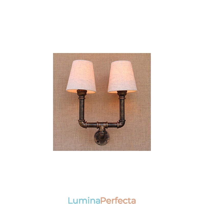 Caracteristică din alamă rustic Lodge pentru aplice de perete cu lumină ambientală