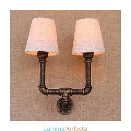 Caracteristică din alamă rustic Lodge pentru aplice de perete cu lumină ambientală Caracteristică din alamă rustic Lodge pentru aplice de perete cu lumină ambientală