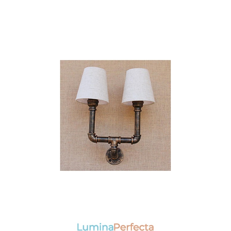 Caracteristică din alamă rustic Lodge pentru aplice de perete cu lumină ambientală