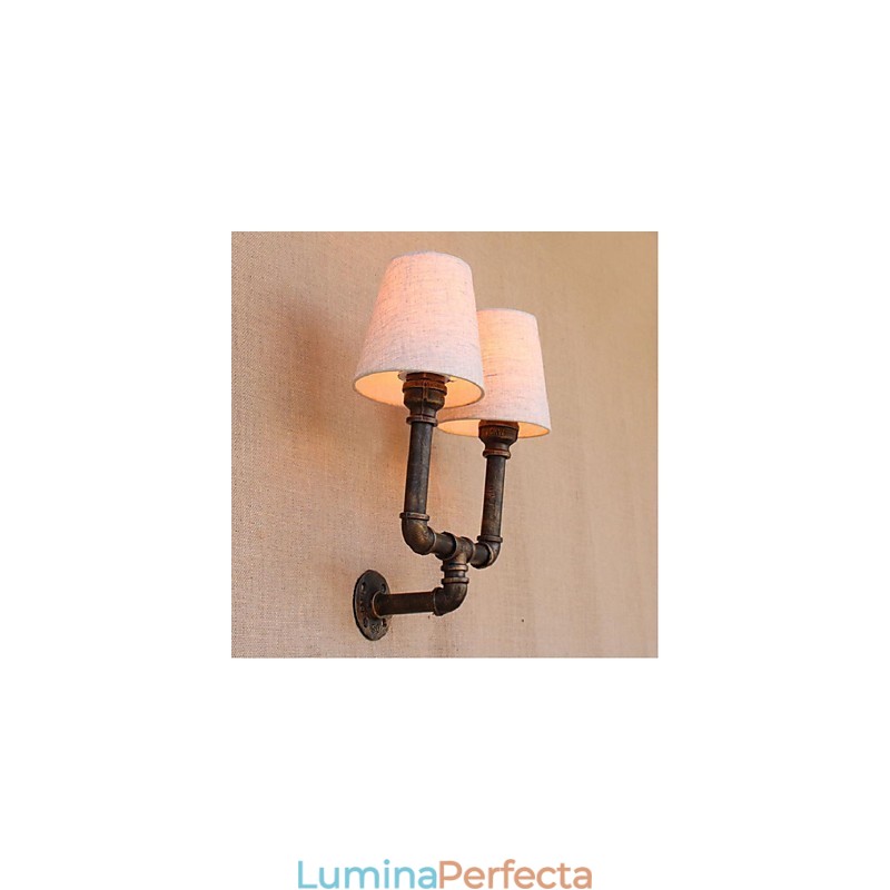 Caracteristică din alamă rustic Lodge pentru aplice de perete cu lumină ambientală