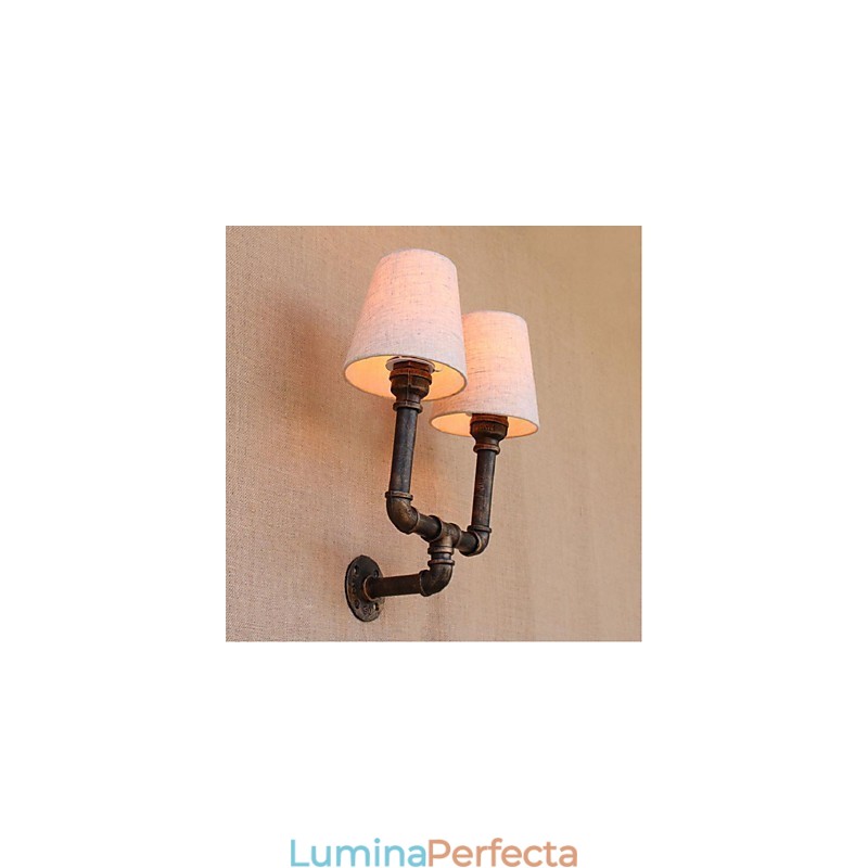 Caracteristică din alamă rustic Lodge pentru aplice de perete cu lumină ambientală