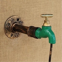 Aplică de perete pentru sticlă de vin decorativă Edison retro