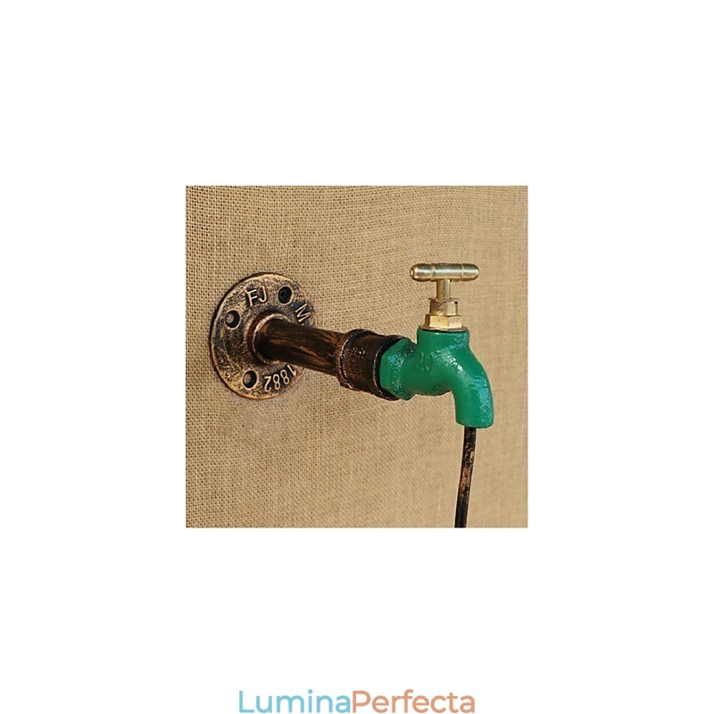 Aplică de perete pentru sticlă de vin decorativă Edison retro