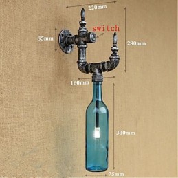 Rustic Lodge Silver Caracteristică pentru lumina ambientală Aplice de perete