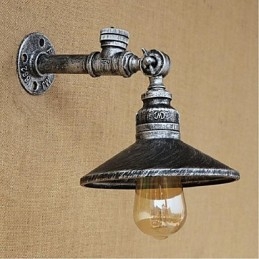 Caracteristică de pictură rustic Lodge pentru aplice de perete cu lumină ambientală Aplice de perete argintiu