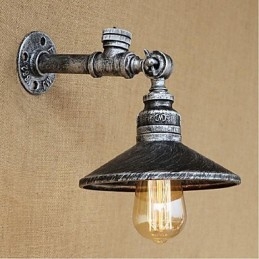 Caracteristică de pictură rustic Lodge pentru aplice de perete cu lumină ambientală Aplice de perete argintiu