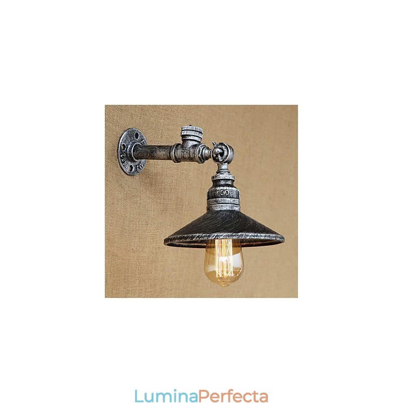 Caracteristică de pictură rustic Lodge pentru aplice de perete cu lumină ambientală Aplice de perete argintiu