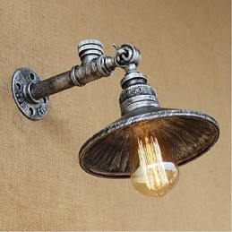 Caracteristică de pictură rustic Lodge pentru aplice de perete cu lumină ambientală Aplice de perete argintiu