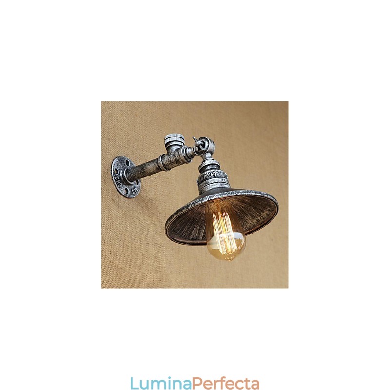 Caracteristică de pictură rustic Lodge pentru aplice de perete cu lumină ambientală Aplice de perete argintiu