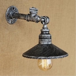 Caracteristică de pictură rustic Lodge pentru aplice de perete cu lumină ambientală Aplice de perete argintiu