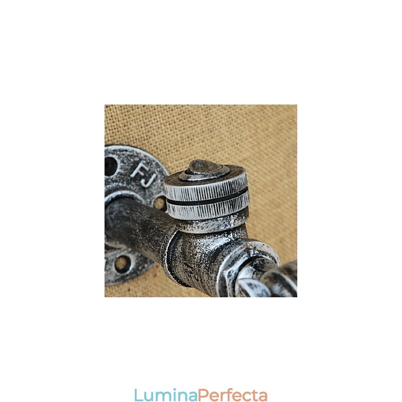 Caracteristică de pictură rustic Lodge pentru aplice de perete cu lumină ambientală Aplice de perete argintiu