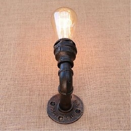 Nostalgia Țeavă de apă simplă Lampă decorativă de perete mică