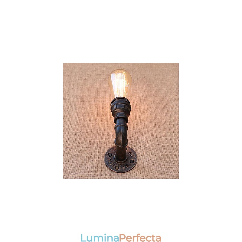 Nostalgia Țeavă de apă simplă Lampă decorativă de perete mică