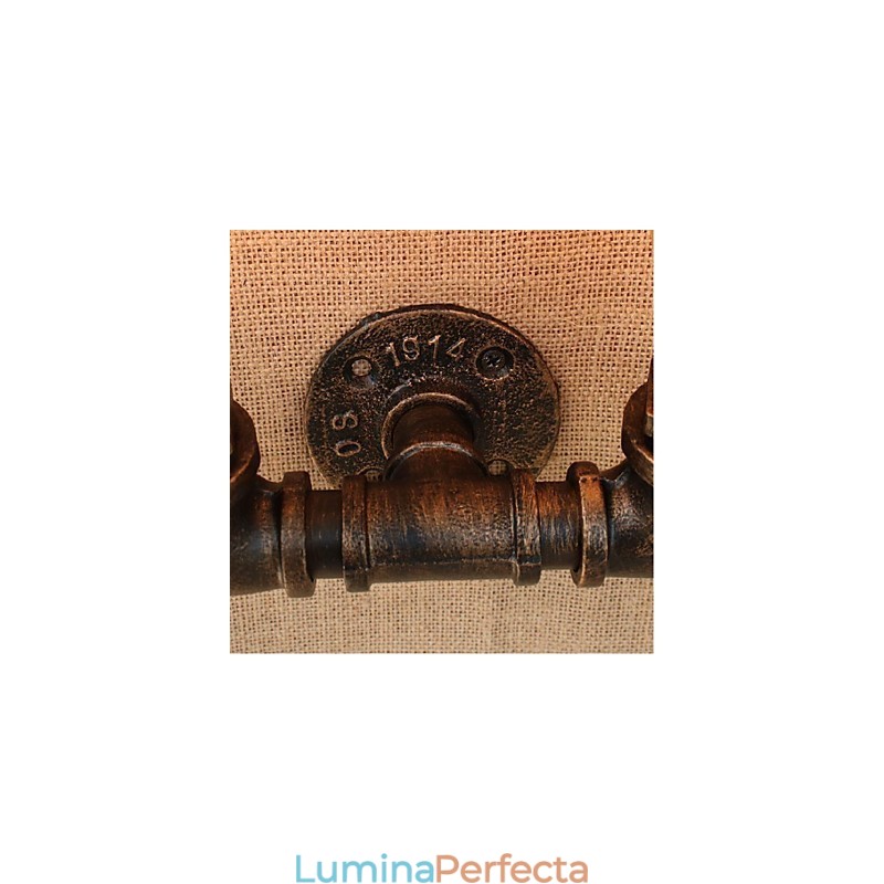 Nostalgia Țeavă de apă simplă Lampă decorativă de perete mică