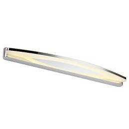 Caracteristică cromată modernă și contemporană pentru lumina ambientală Iluminat pentru baie