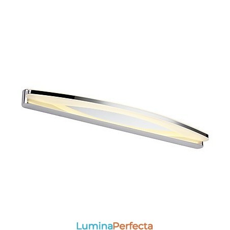 Caracteristică cromată modernă și contemporană pentru lumina ambientală Iluminat pentru baie Caracteristică cromată modernă și contemporană pentru lumina ambientală Iluminat pentru baie