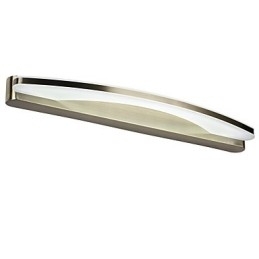Caracteristică cromată modernă și contemporană pentru lumina ambientală Iluminat pentru baie