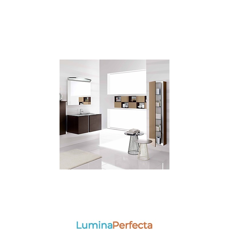 Caracteristică cromată modernă și contemporană pentru lumina ambientală Iluminat pentru baie