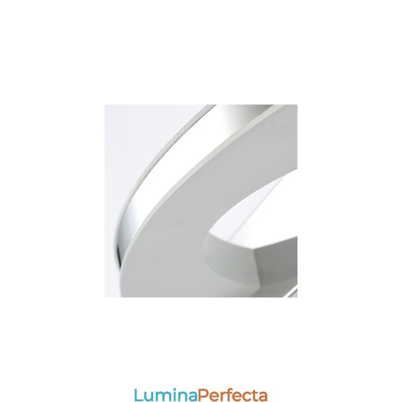Caracteristică cromată modernă și contemporană pentru lumina ambientală Iluminat pentru baie