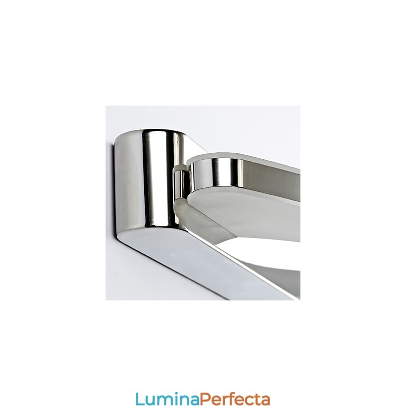 Caracteristică cromată modernă și contemporană pentru lumina ambientală Iluminat pentru baie