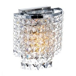 Caracteristică modernă, contemporană, galvanizată, pentru aplice de perete din cristal