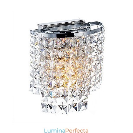 Caracteristică modernă, contemporană, galvanizată, pentru aplice de perete din cristal Caracteristică modernă, contemporană, galvanizată, pentru aplice de perete din cristal