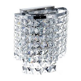 Caracteristică modernă, contemporană, galvanizată, pentru aplice de perete din cristal