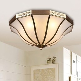 Familie de plafoniere din cupru cu design decorativ modern și contemporan