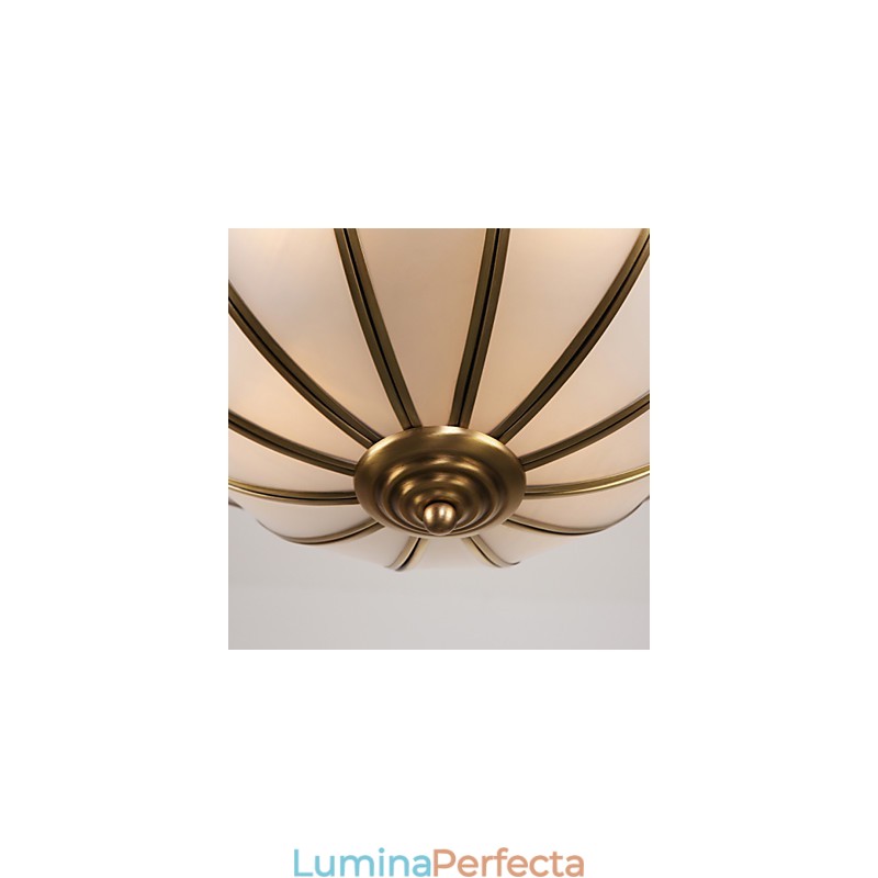 Familie de plafoniere din cupru cu design decorativ modern și contemporan
