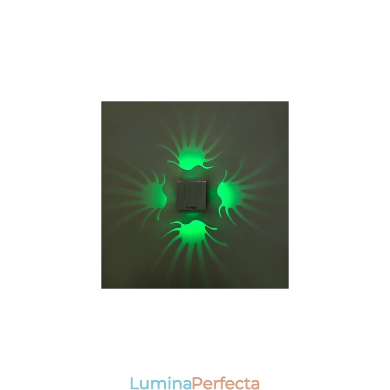 Caracteristică modernă și contemporană galvanizată pentru lumina ambientală Aplice de perete Lampă de pereteV