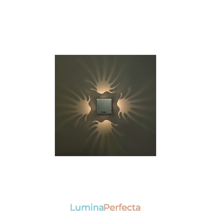 Caracteristică modernă și contemporană galvanizată pentru lumina ambientală Aplice de perete Lampă de pereteV